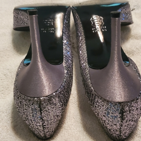 NINA Silver Evening Shoes - Picture 3 of 7